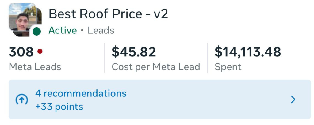 Architecture campaign lead results