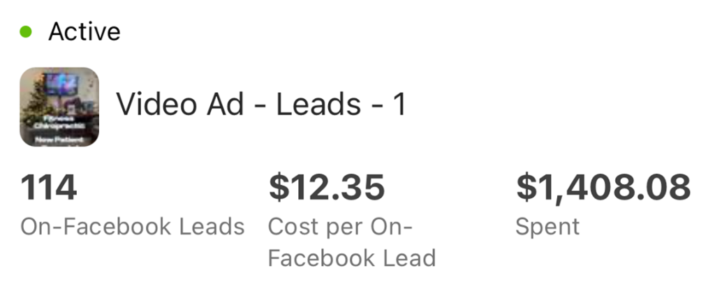 Truck accident campaign conversion results